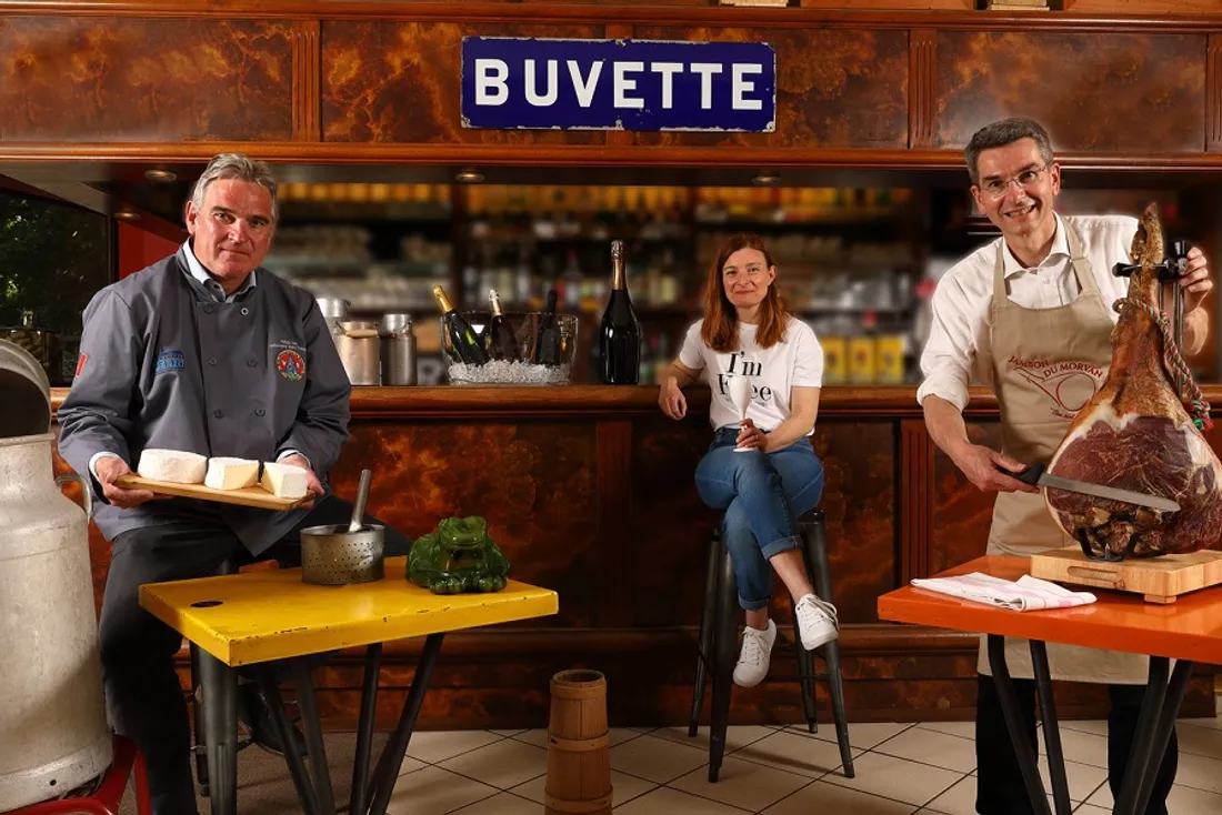 Les filières du Brillat-Savarin, du crémant et du jambon ont organisé une « tournée générale » 